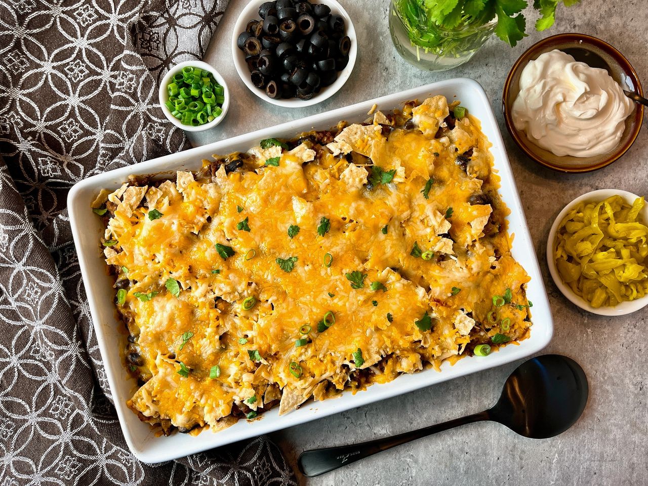 nacho beef casserole