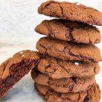 Flourless Double Chocolate Nutella Cookies