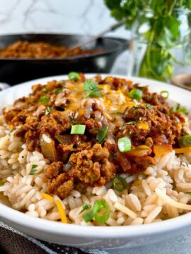 Salsa Beef and Rice