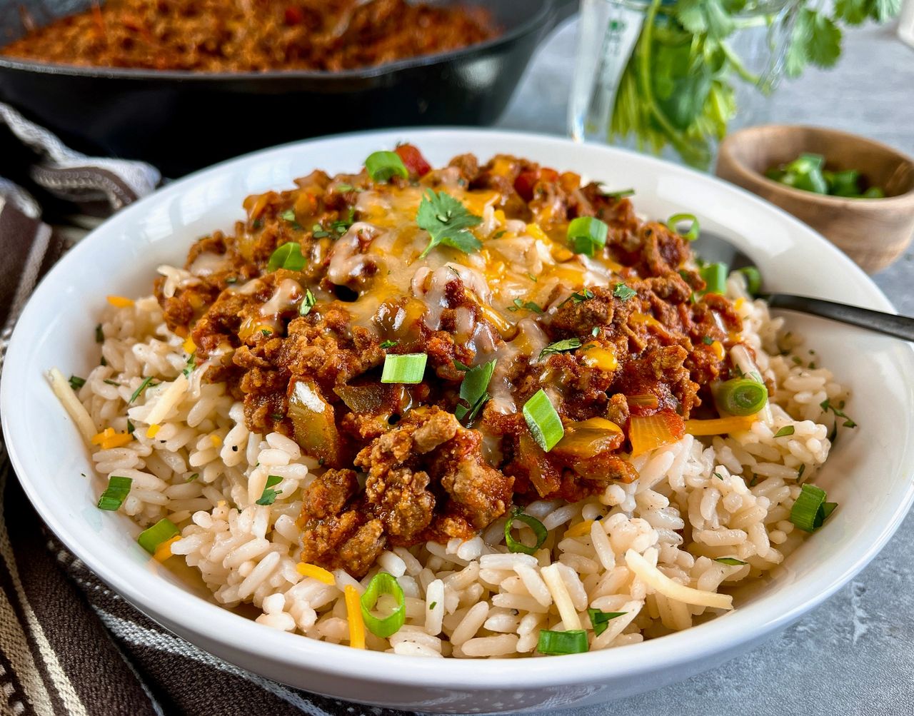 Salsa Beef and Rice Salsa Beef and Rice