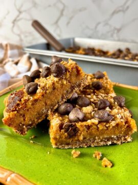 Pumpkin Chocolate Chip Bars