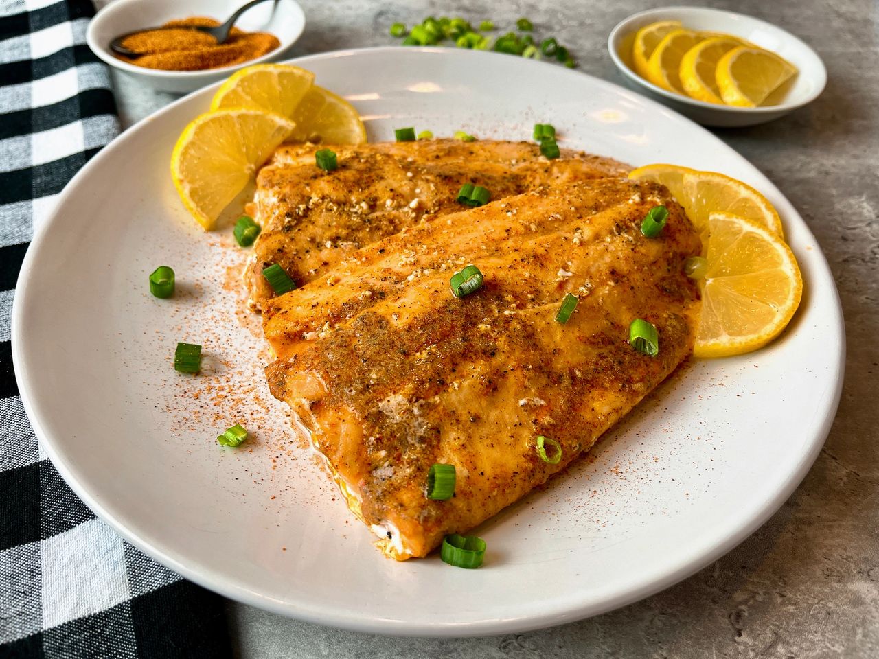Cajun Baked Salmon Cajun Baked Salmon