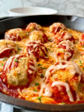 Turkey Parmesan Meatballs
