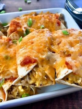 Breakfast Burritos with Quinoa and Brown Rice