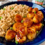 Maple Soy Scallops