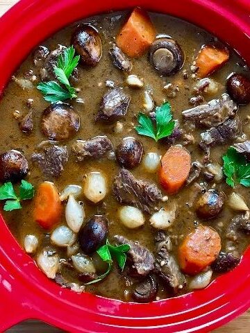 Easy Beef Bourguignon