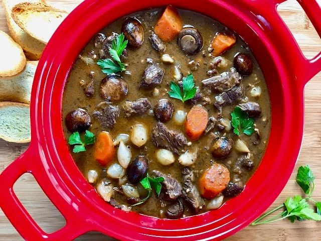 Easy Beef Bourguignon Easy Beef Bourguignon
