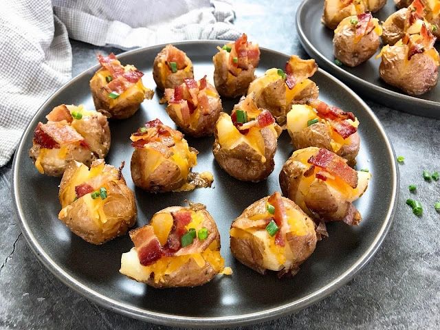 stuffed mini potatoes