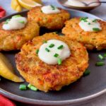 Shrimp Cakes with Honey Lemon Aioli