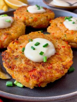 Shrimp Cakes with Honey Lemon Aioli