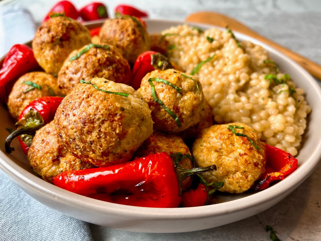 Italian Chicken Meatballs Italian Chicken Meatballs