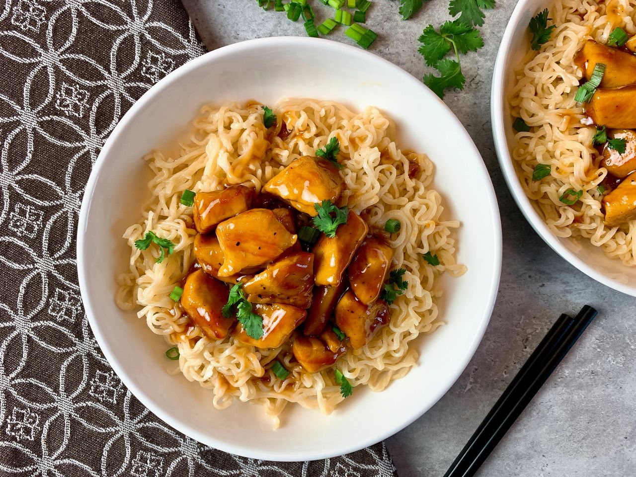 Pineapple Chicken with Ramen