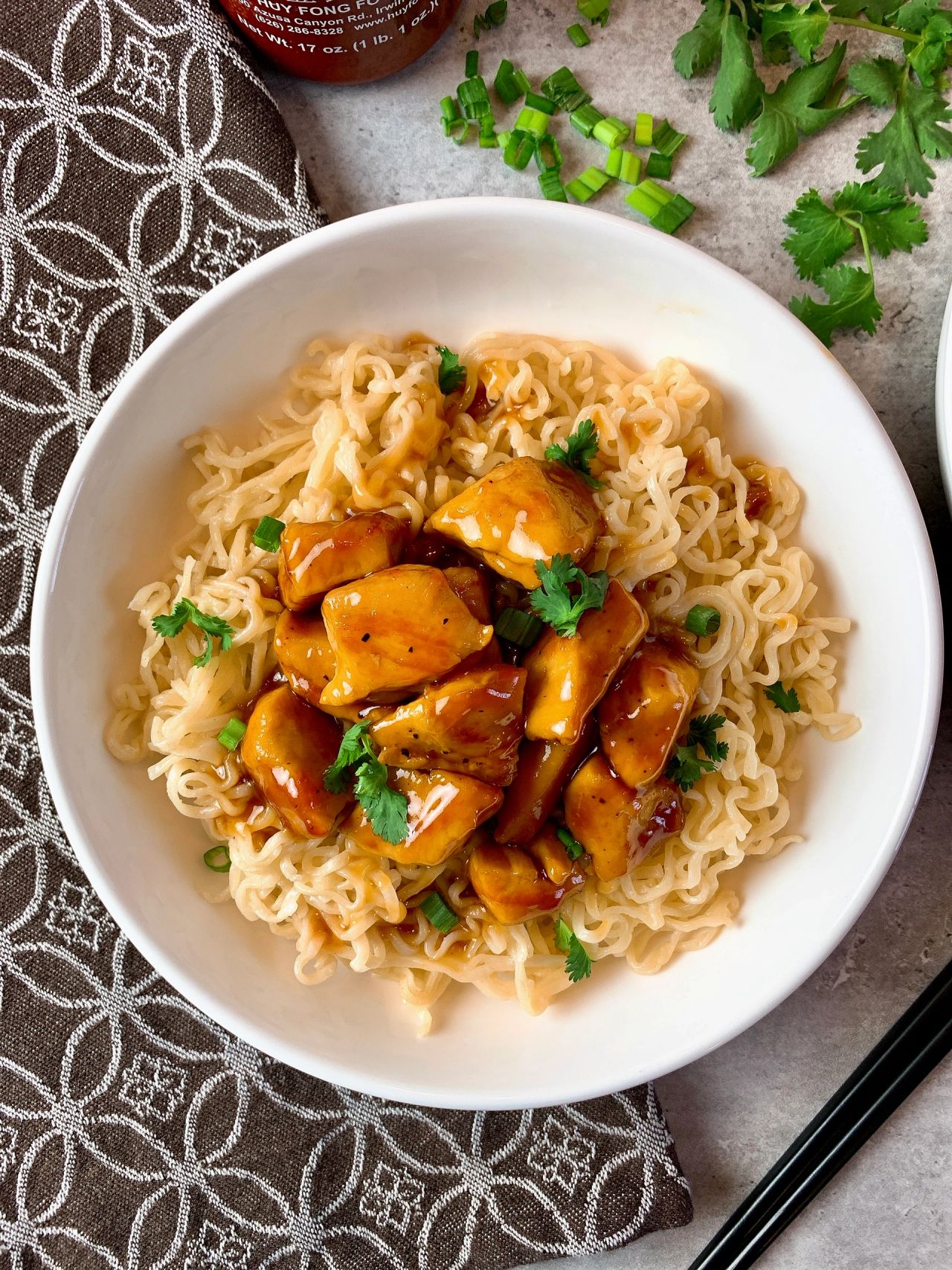 Pineapple Chicken with Ramen