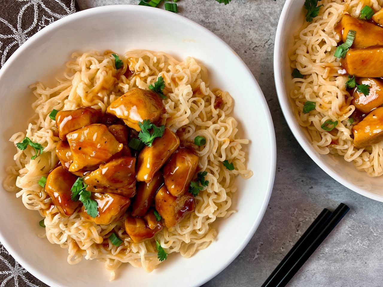 Pineapple Chicken with Ramen