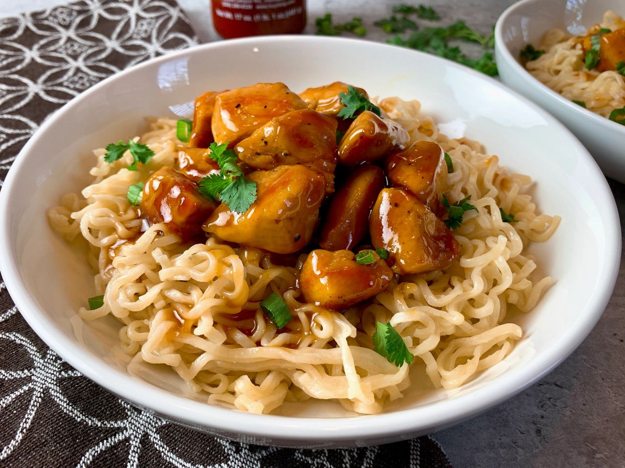 Pineapple Chicken with Ramen