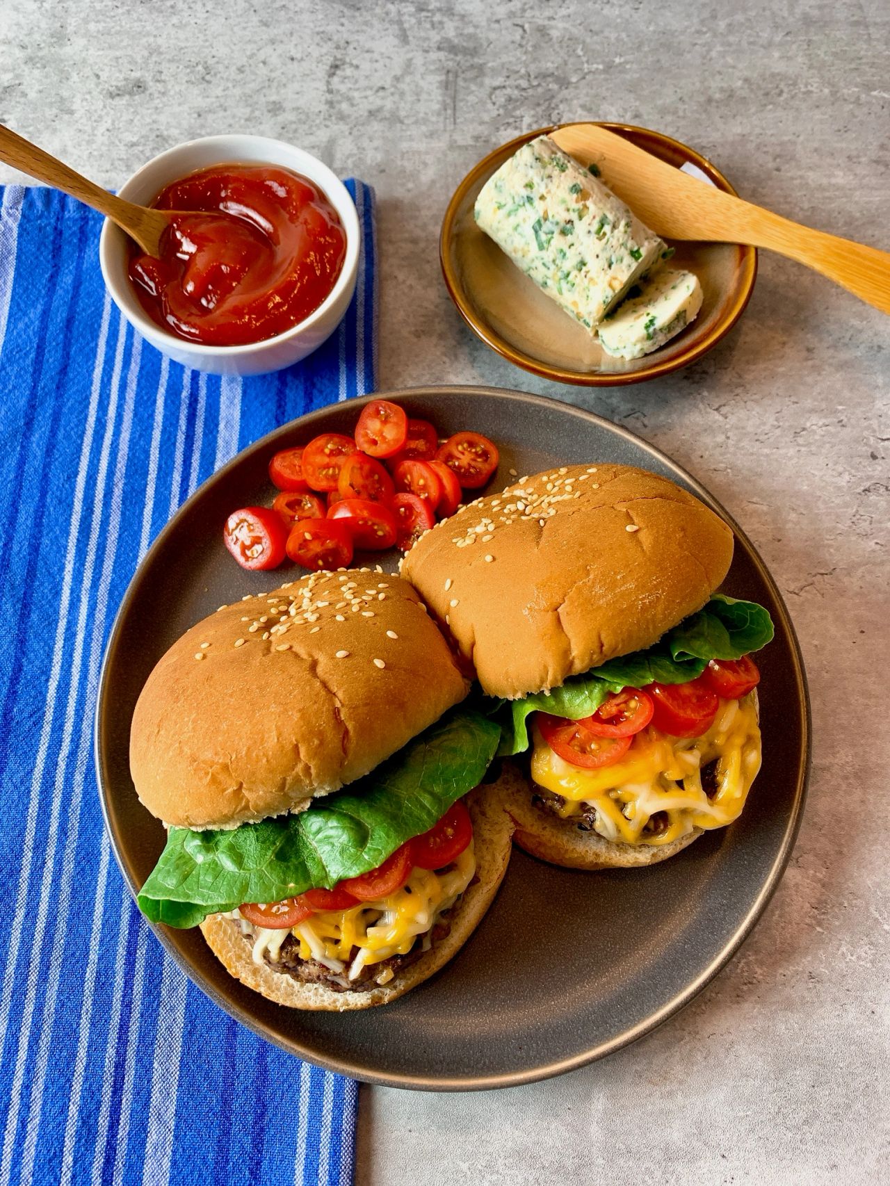 Garlic Butter Burgers